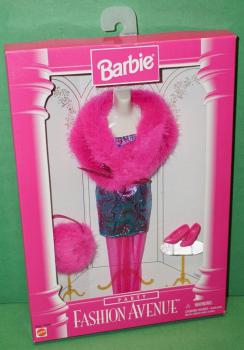 Mattel - Barbie - Fashion Avenue - Party - Brocade Metallic Dress - Tenue